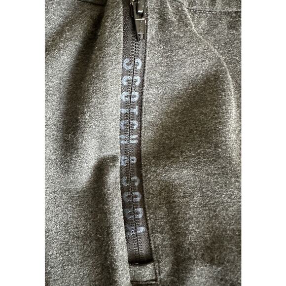 Scotch & Soda Charcoal Gray Stretch Elastic Waist Trouser Zip Logo Pockets XL - Picture 3 of 8